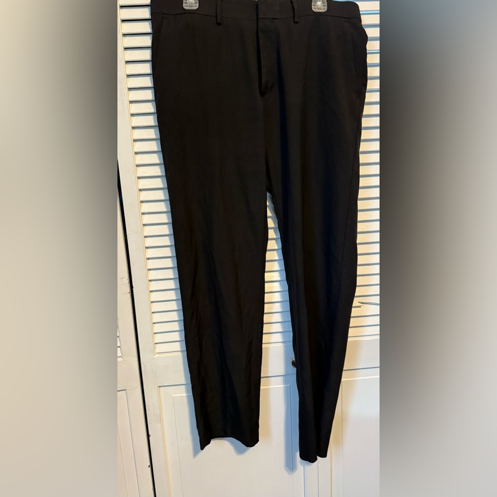 Haggar Classic Black Dress Pants for Men